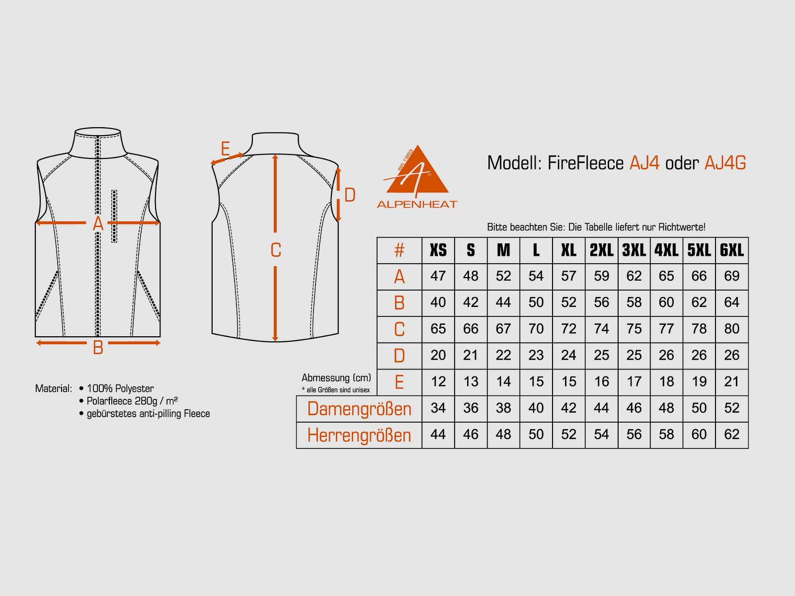 Alpenheat Gilet Riscaldato FIRE-FLEECE, immagine 5 di 5