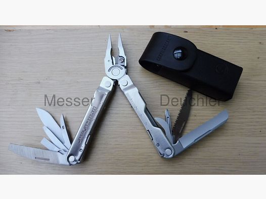 LEATHERMAN Wingman, herramienta multifuncional compacta con 14 herramientas, incluyendo alicates y tijeras, con funda de nylon