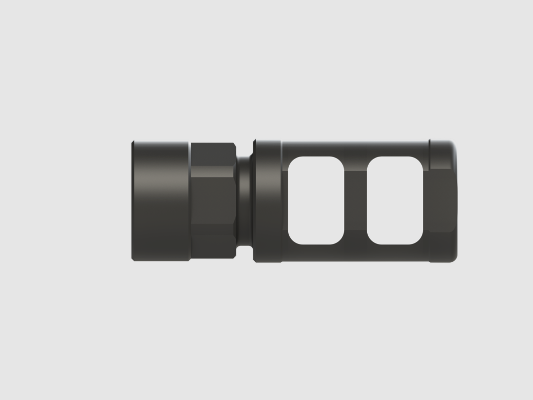 B&T – Kammer Kompensator mit schnittstelle für Rotex. III V Va / .223 Rem / 1/2-28UNEF, Bild 2 von 4