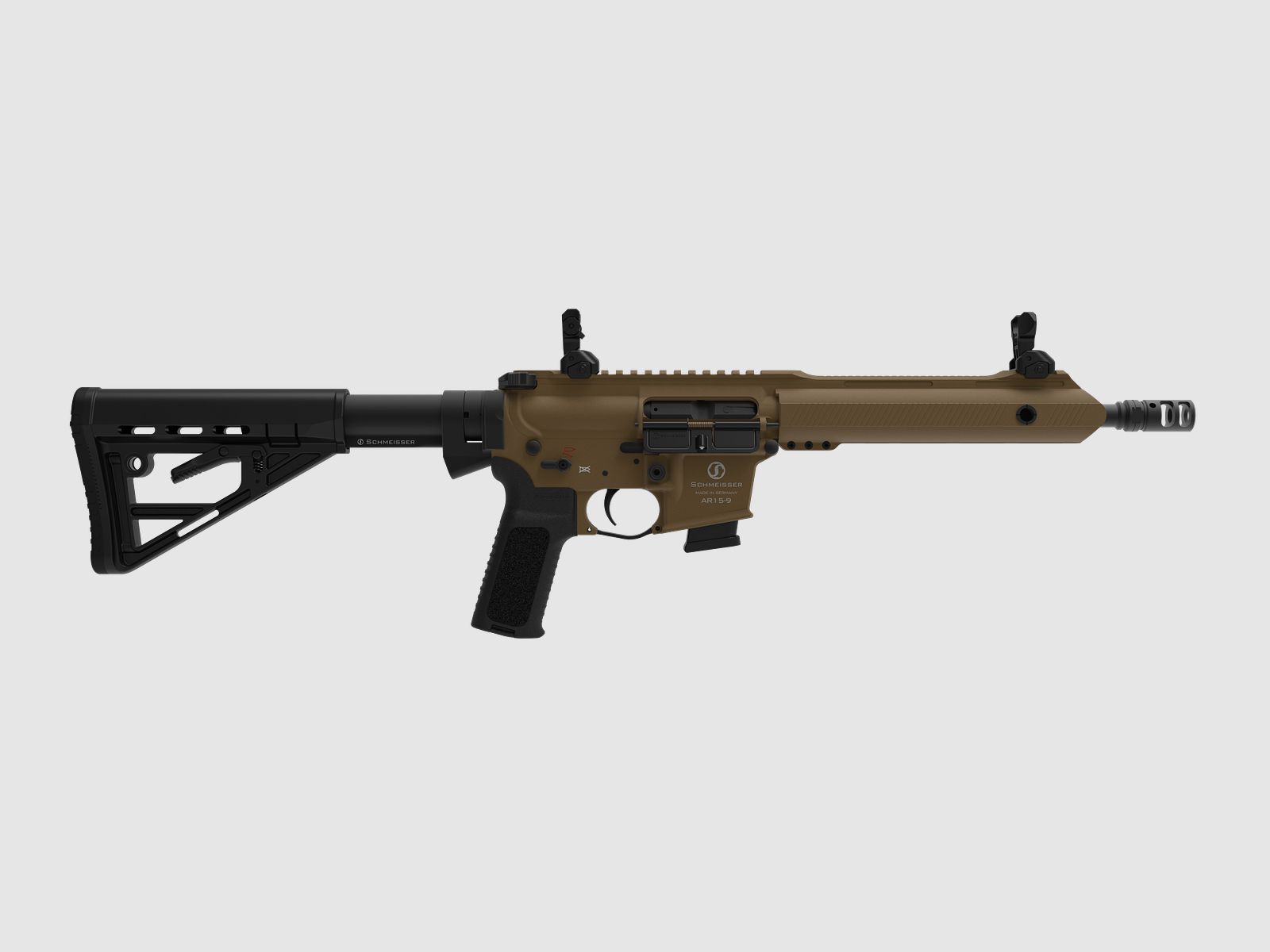 SCHMEISSER AR15-9 SPORT S – CERAKOTE FDE / 9x19 / 10,5" | 267mm