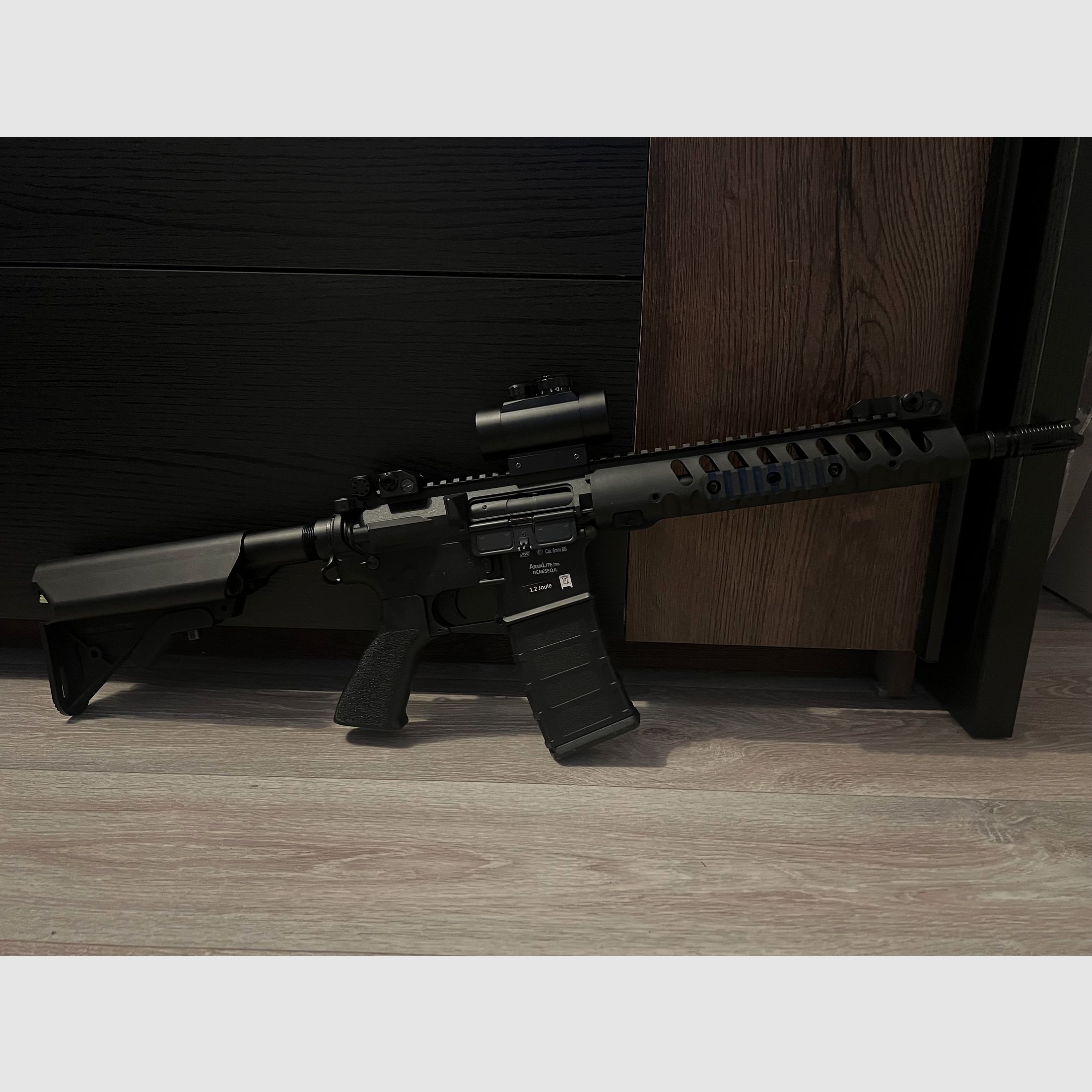 ASG Armalite M15A4 Light Tactical Carbine Sportline Compleetset S-AEG 6mm BB zwart