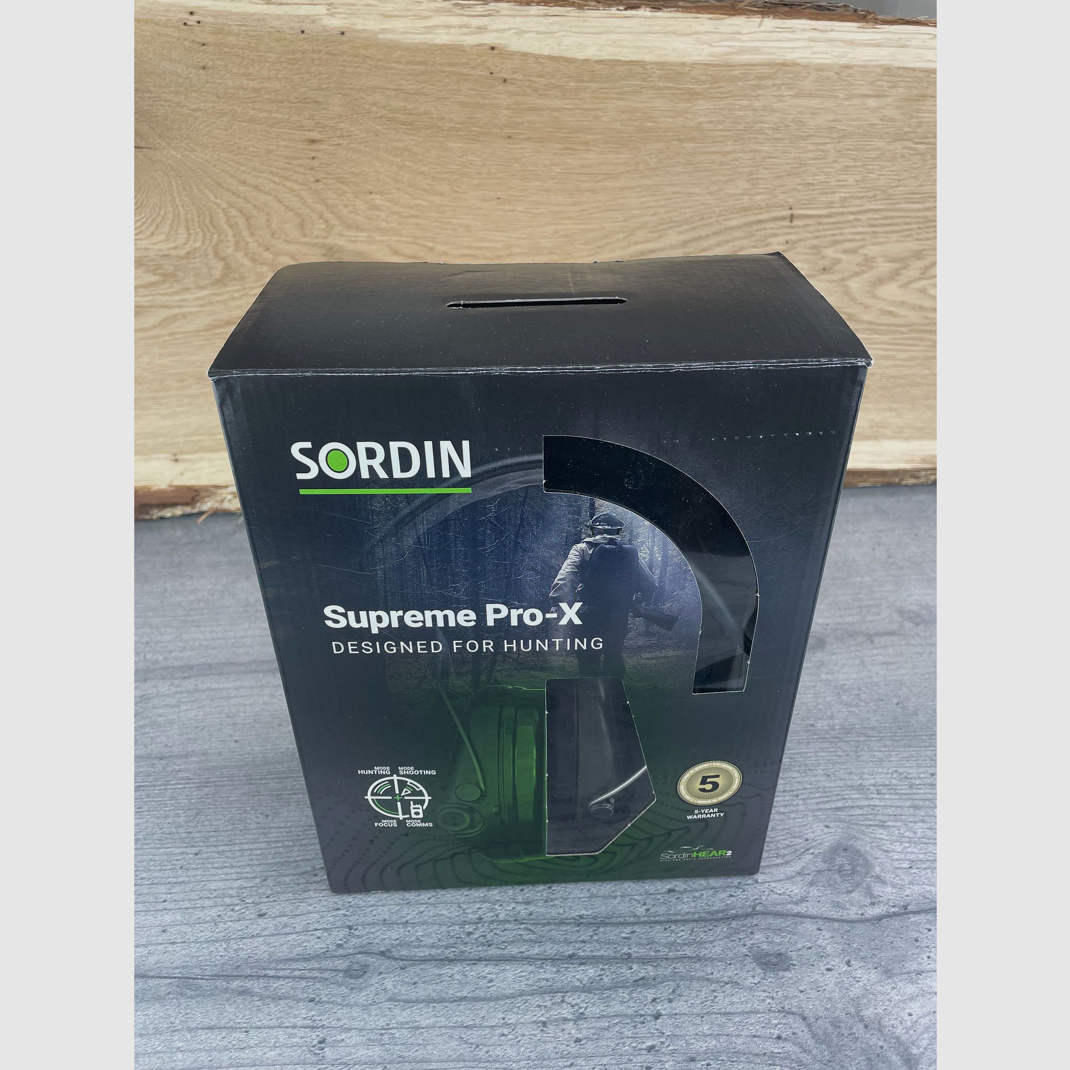 BWare Sordin 75302-X/L-S Elektronischer Gehörschutz Supreme Pro X Headband Grün