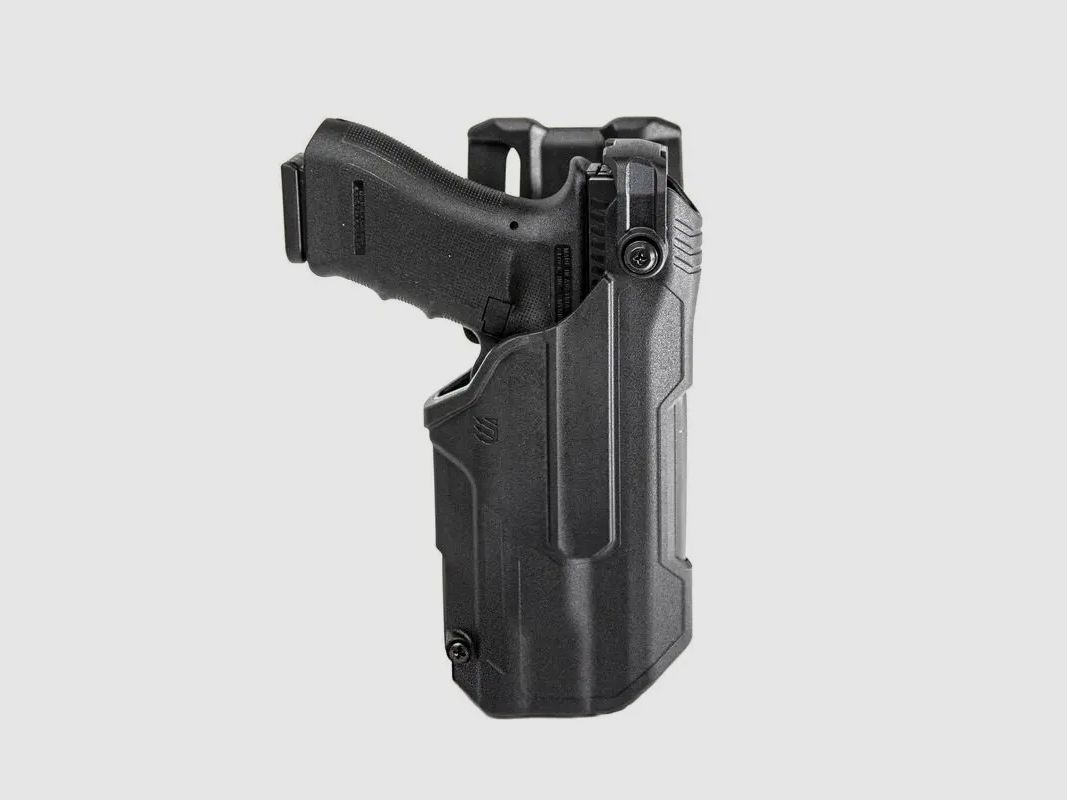 T-Series L3D Light Bearing Duty Holster for Glock 17/19 w/TLR7/8 (Black) Blackhawk, image 1 sur 5