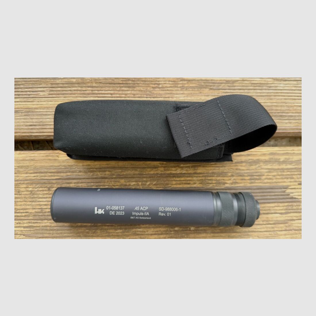 Schalldämpfer B&T AG SD f. MARK 23/SOCOM .45Auto