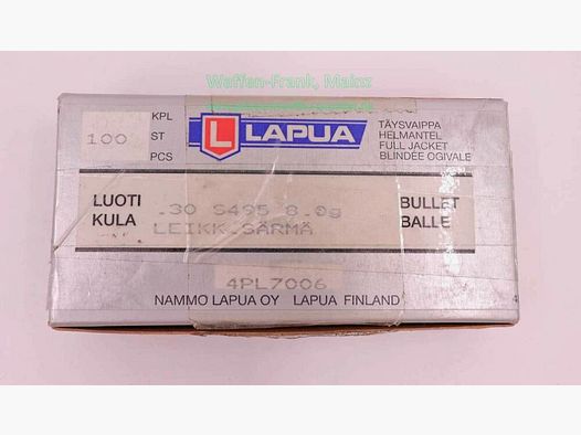 Lapua / Finland projectiles de carabine