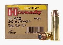 Hornady Custom .44 Rem. Mag. 200GR XTP 20 cartridges