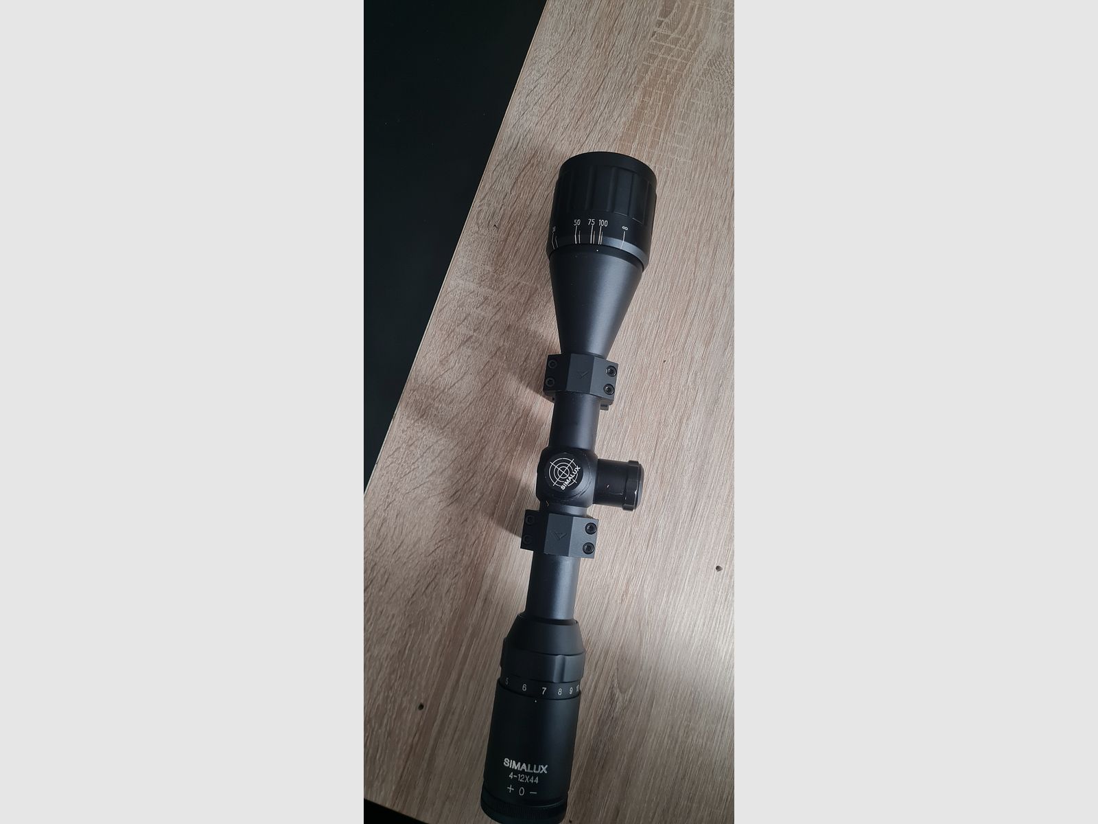 Simalux KK50 riflescope 3–12×44 – with Picatinny ring mount