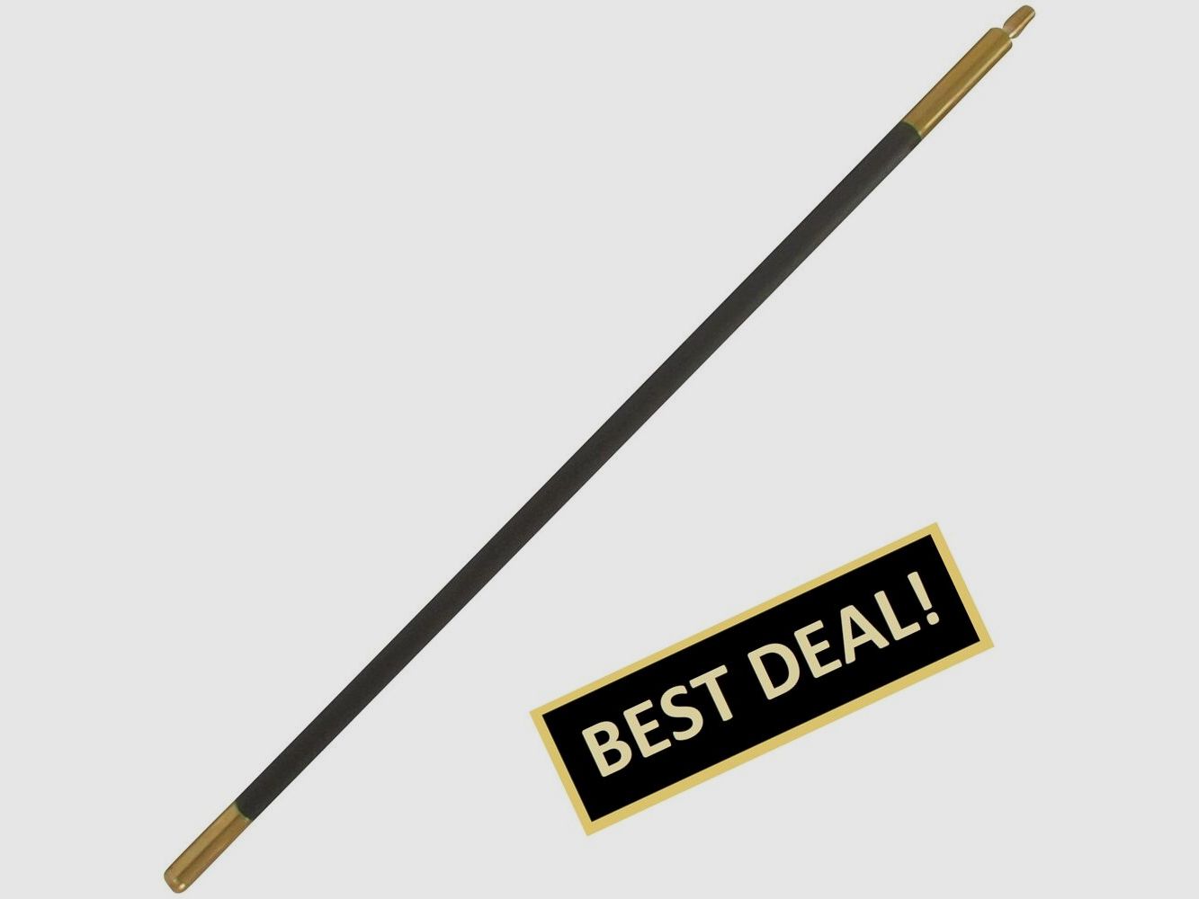 BALLISTOL Carbon Reinigingsstaaf zonder Handvat Kort, Veeglengte 25 cm, Ø 7 mm, Binnen draad M5