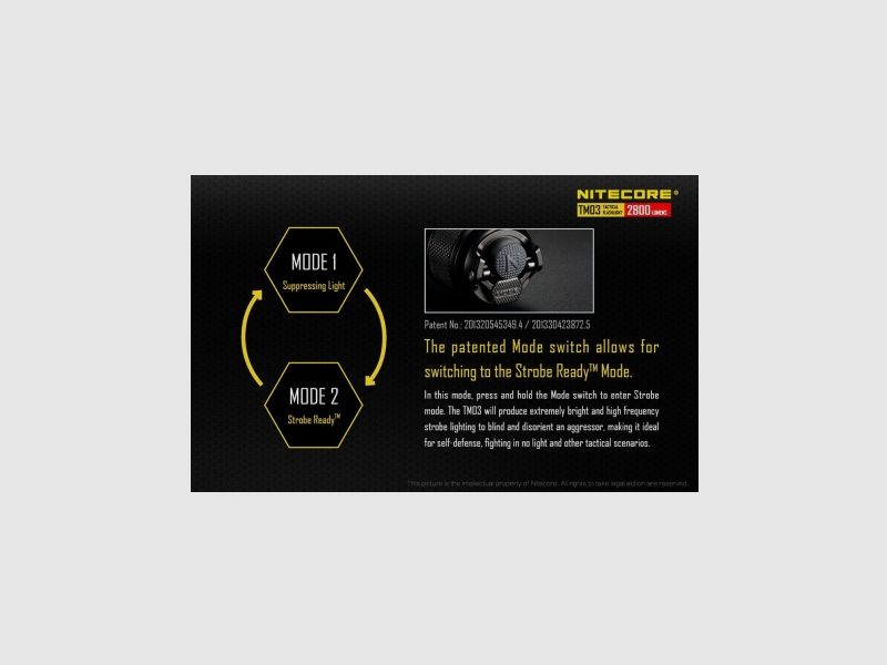 Nitecore TM03 Tiny Monster flashlight 2800 lumens, image 9 of 22