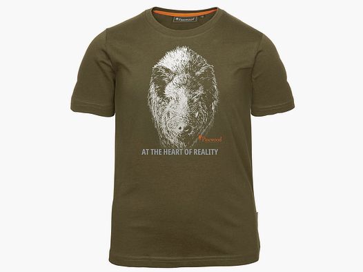 Pinewood T-Shirt Wildboar H. Olive