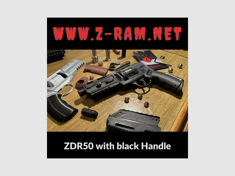 Z-RAM ZDR50 BLACK CASE FOR UMAREX T4E HDR50 INNARDS (HIDE Z-EXTENSION!)