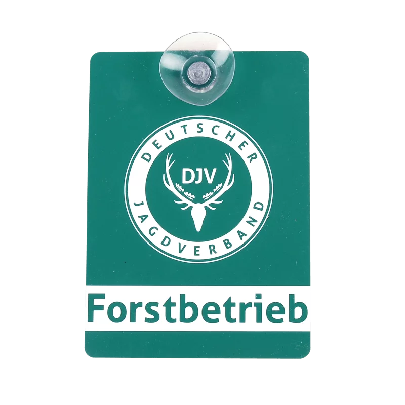DJV-Autoschild Forstbetrieb, Bild 1 von 2