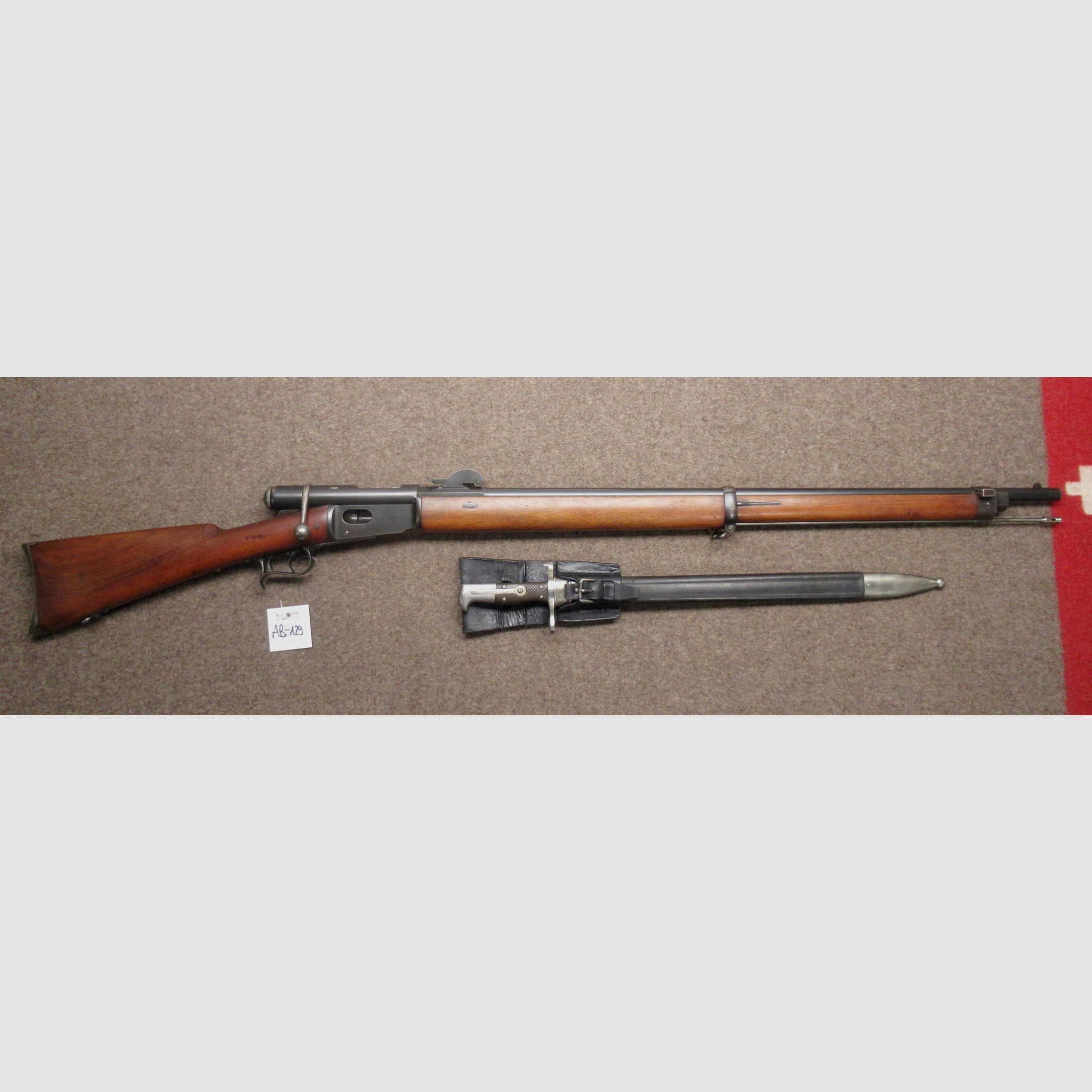 AB-129 VETTERLI geweer mod. 1881 Stutzer kal. 10.4mm, afbeelding 1 van 6