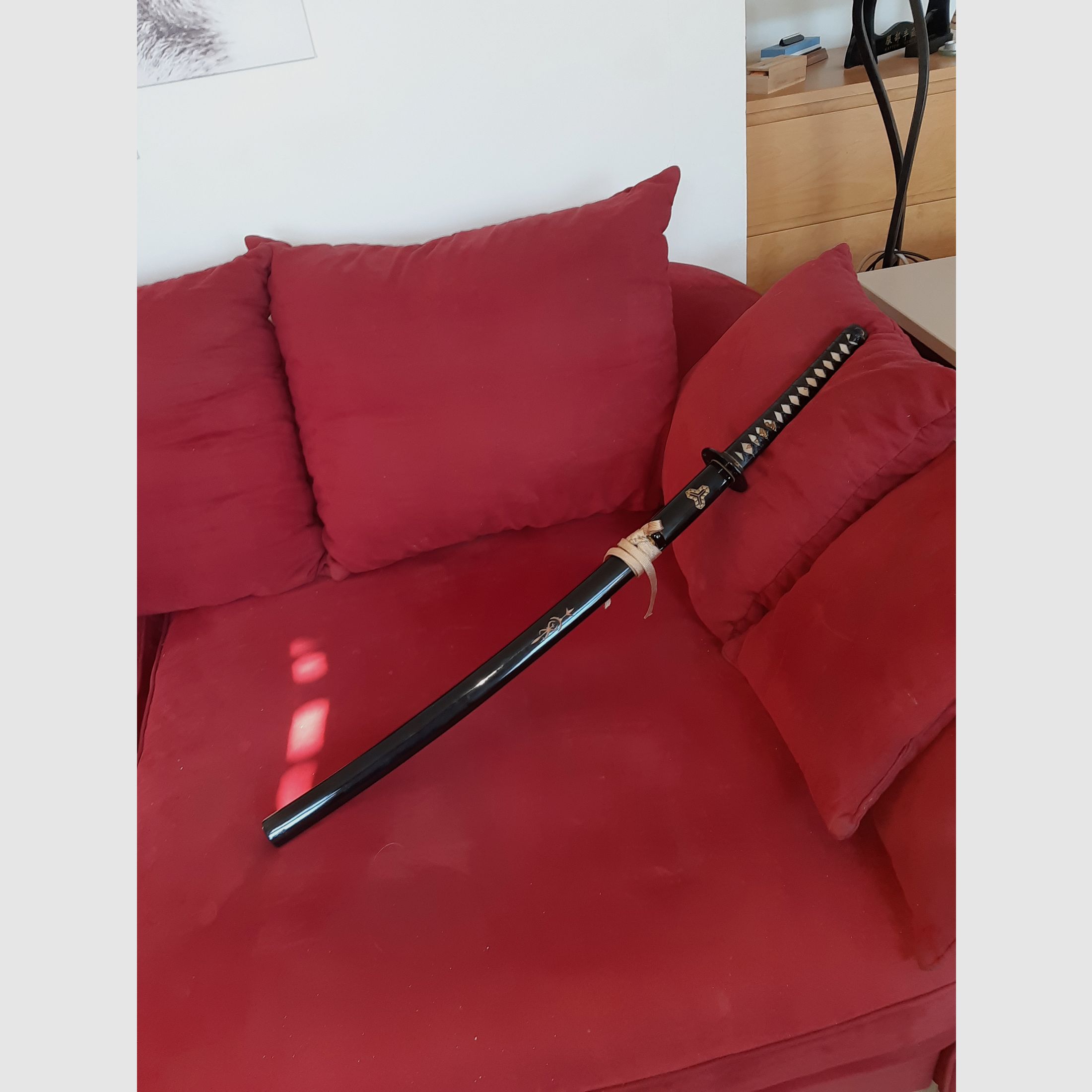 "Töte Bill" - Hattori Hanzo Schwert - Handgeschmiedet & gefaltet, scharf - Blutdamast Edition"