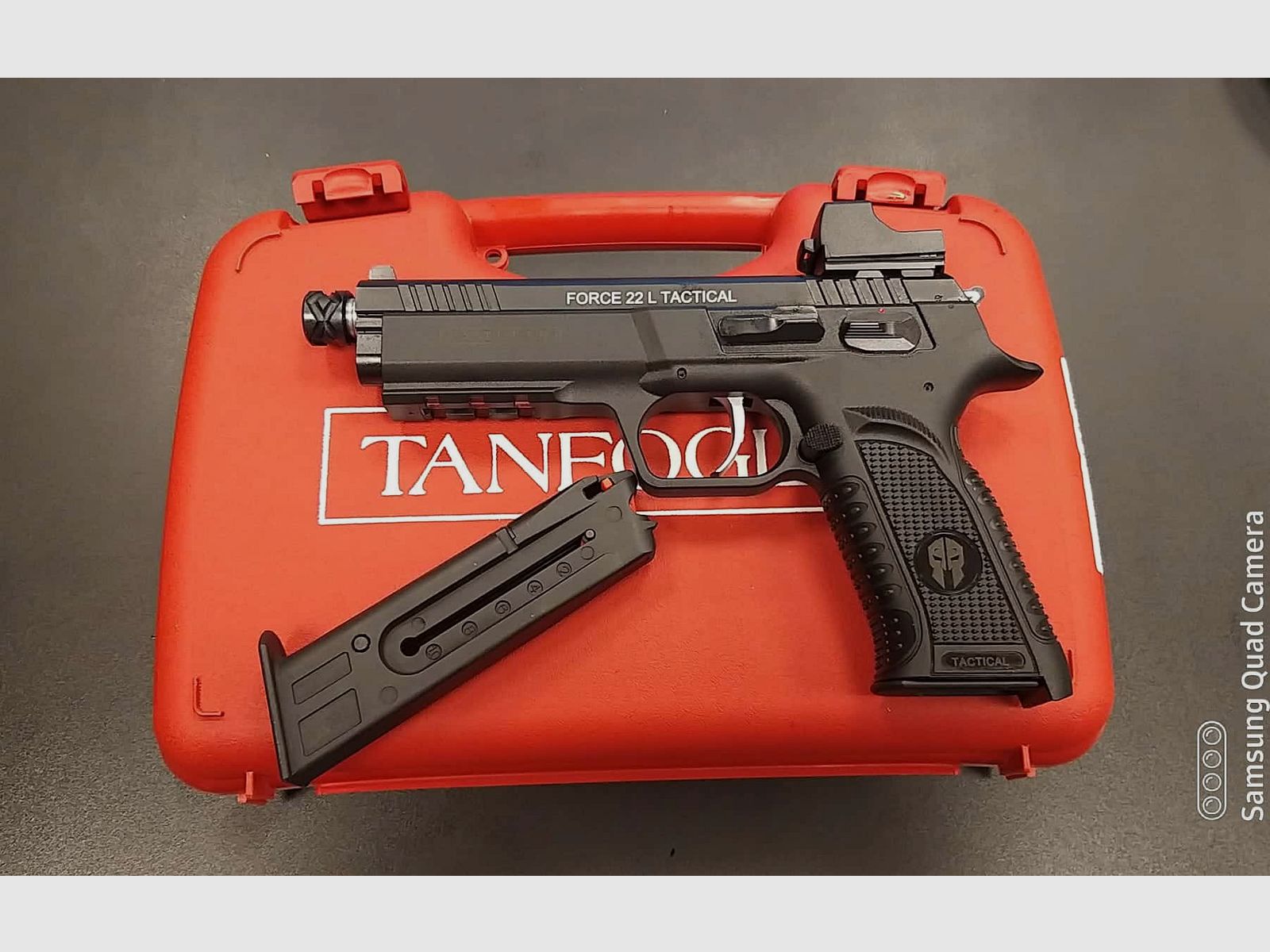 TANFOGLIO FORCE 22 L TACTICAL OPTIC BLACK, immagine 1 di 4