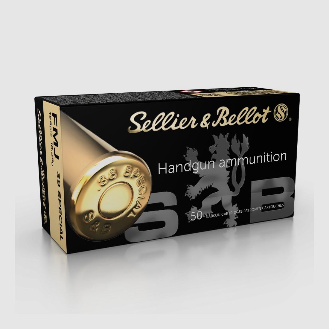 .38 Special SELLIER & BELLOT 158gr FMJ FLAT-NOSE