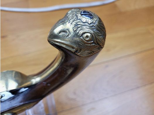 Magnifica coppia di pistole da ufficiale della Marina 1° Impero – Canne in ottone – Calotta con aquila – Guerra di corsa intorno al 1810 – Stato di conservazione raro – TBE++