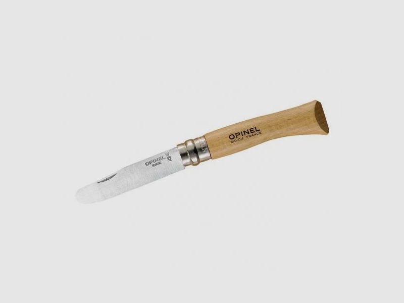 Opinel children's knife, stainless steel, beech wood