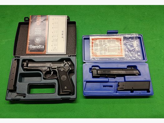 Beretta 92 FS 9mmLuger inkl. Wechselsystem .22lr (optional)