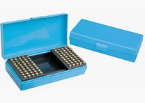 AHG-Anschütz ammunition box blue for cal. .22lr 22x11x5cm sports equipment