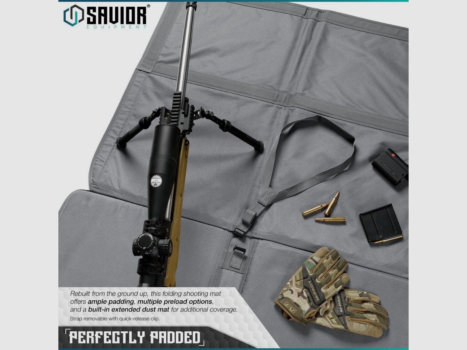 Savior – Opvouwbare schietmat – Folding – Grijs – SM-FOLD-GS, afbeelding 2 van 6