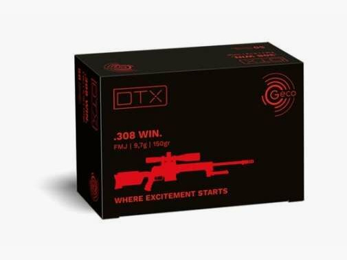 GECO .308 Win. DTX 9,7g/150gr. Prix dégressif à partir de 5.000 pour 780€ par mille