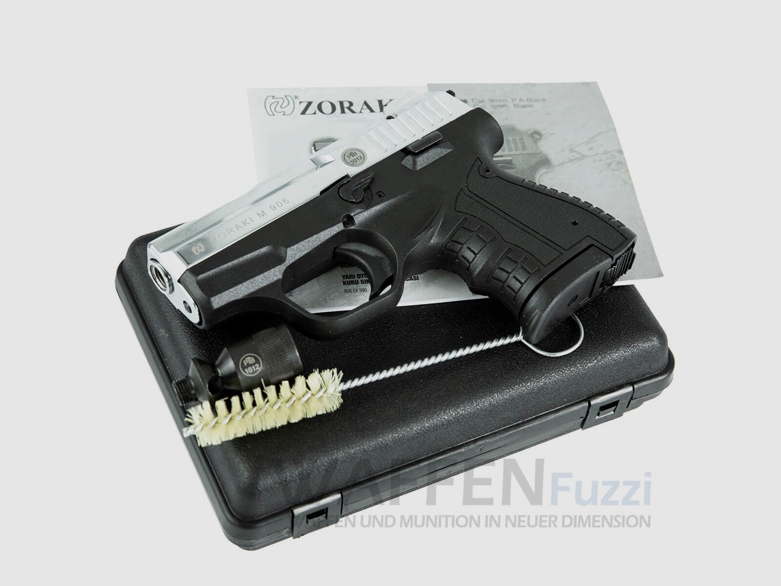 Zoraki 906 arme à blanc chrome édition spéciale 9mm P.A.K., image 7 sur 7