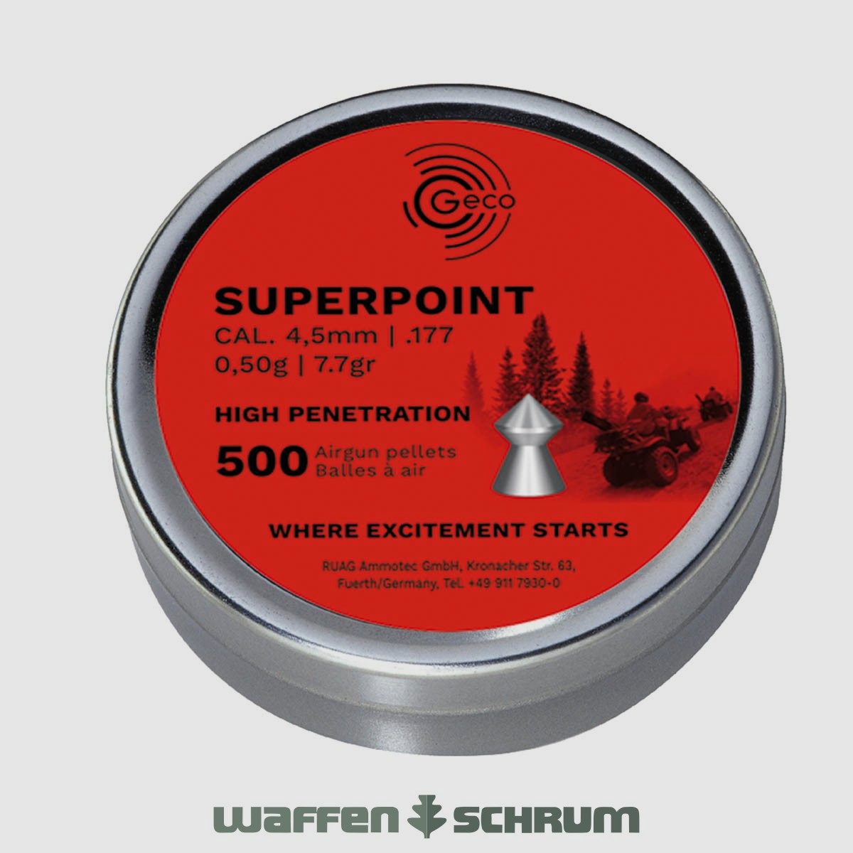 Geco 4,5mm Superpoint 0,5g