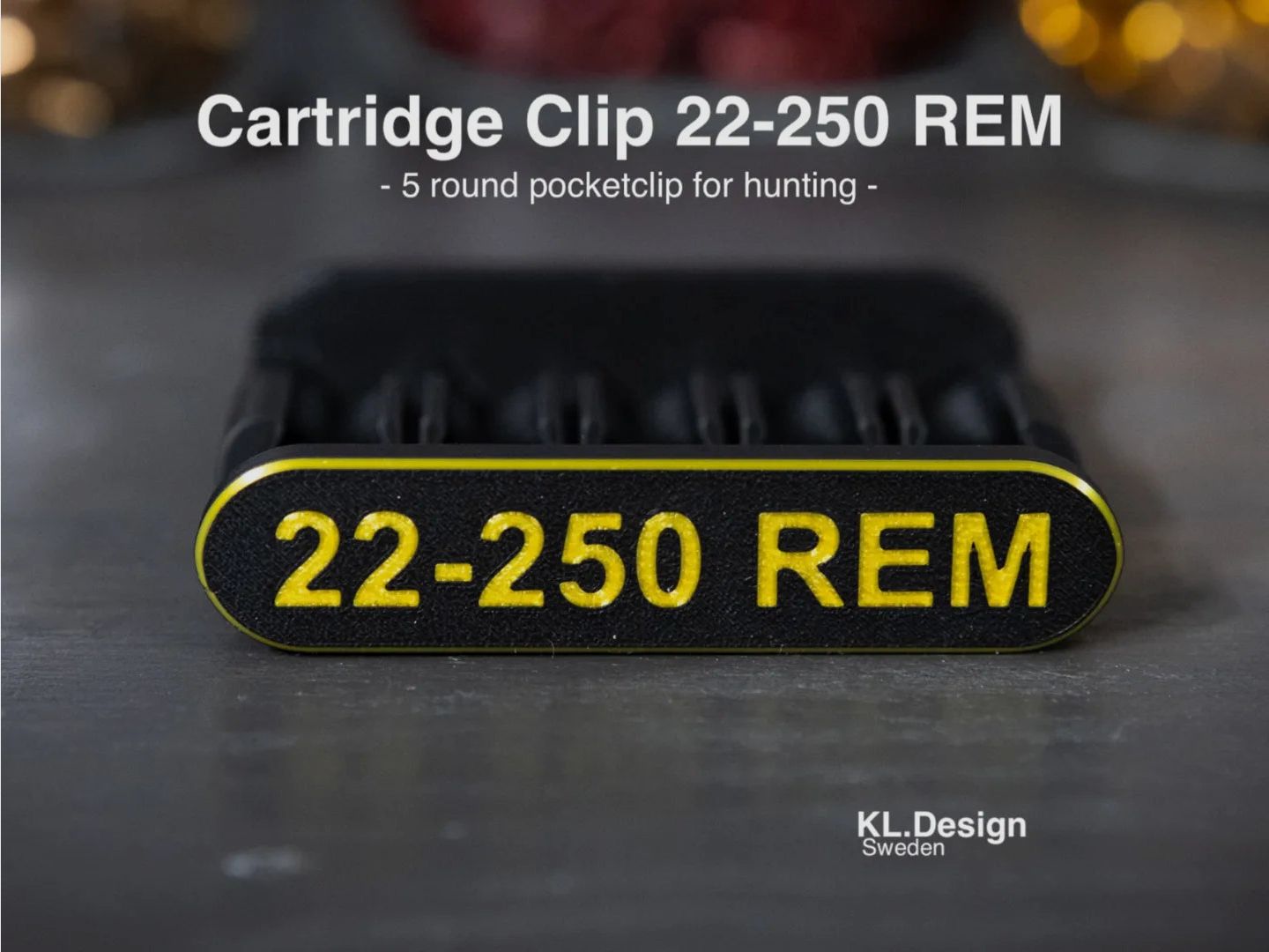 Filamelt - Premium cartridge clip .22-250 Remington