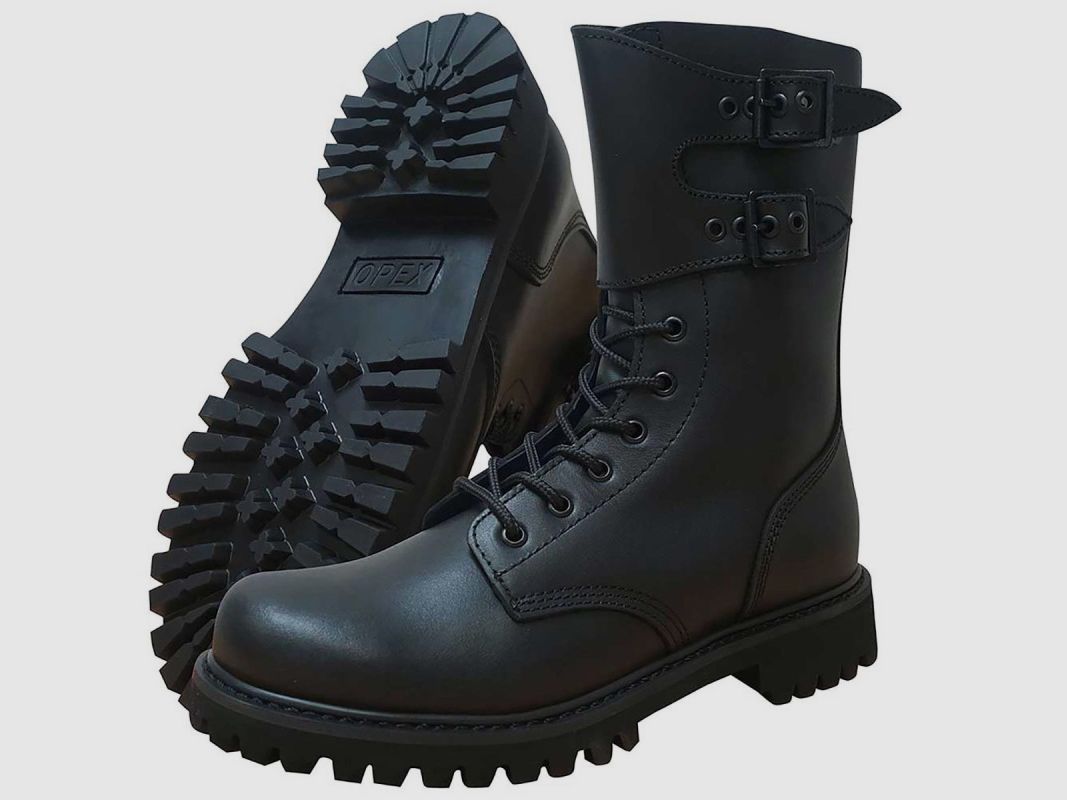 Rangers aus schwarzem Leder für Herren - Goodyear®-Sohle - DCA Frankreich, Bild 6 von 7