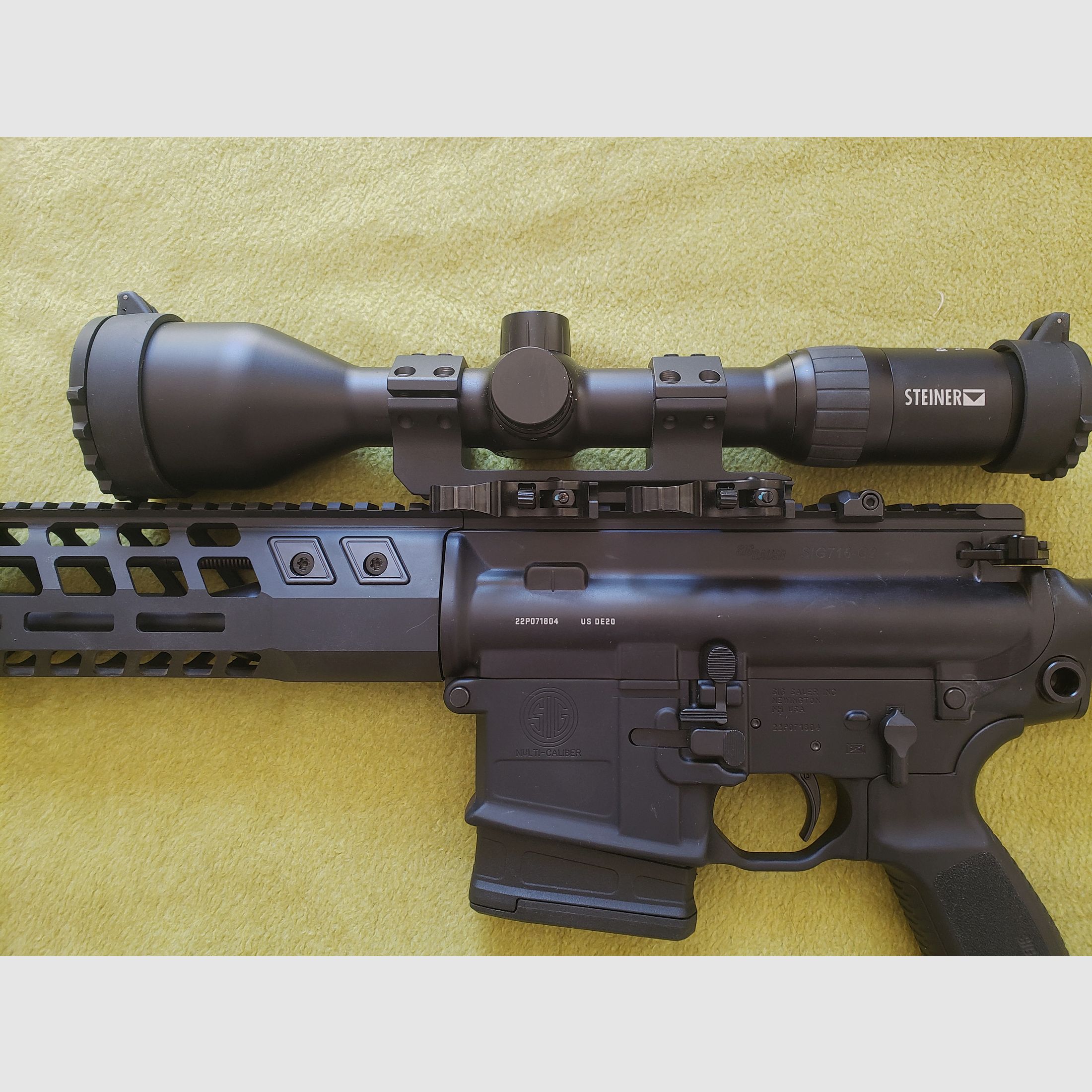 Like new - Sig Sauer 716 G2 Patrol with Geissele trigger and Magpul STR stock, image 9 of 10