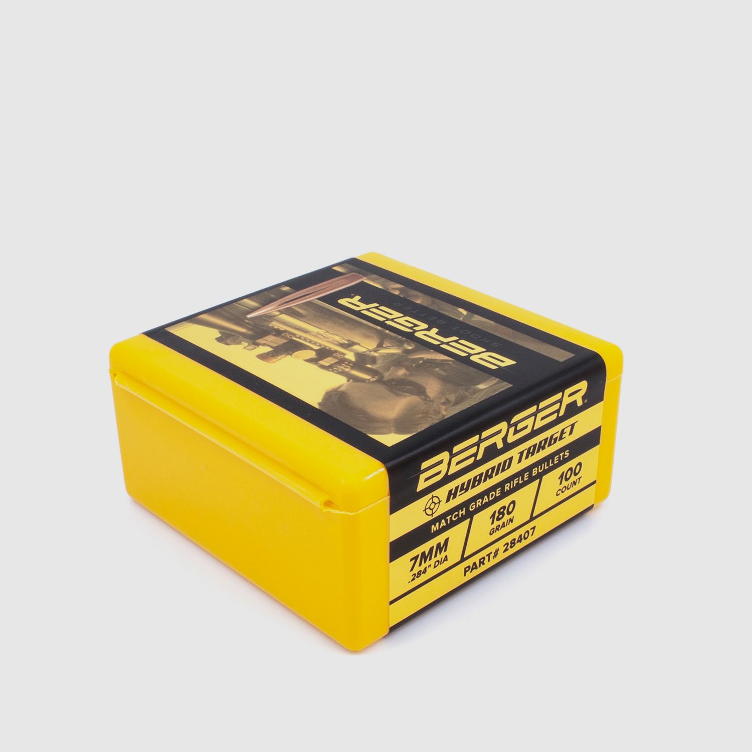 Berger Geschoss 7mm/.284 Hybrid Target 180GR 100 Stück