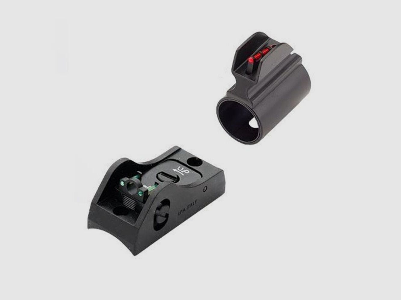 Zestaw celowników LPA T/S Ghostring 3-Dot Fiber 12GA