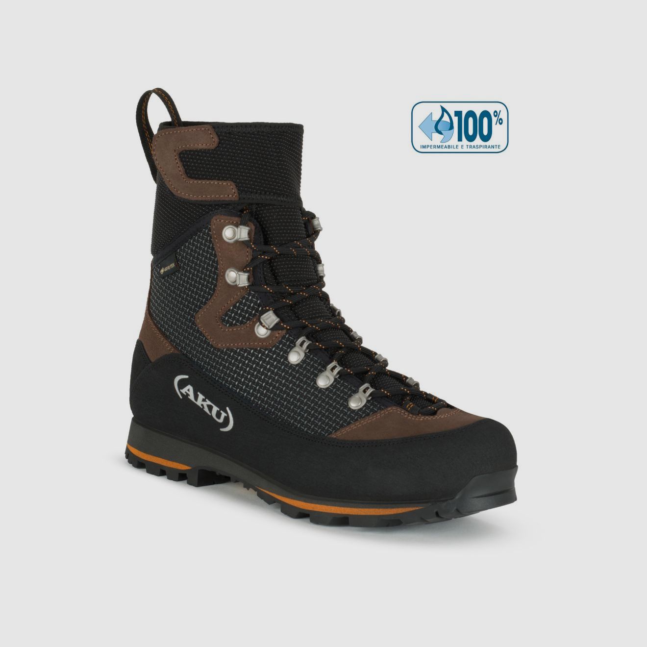 AKU SCARPONI TREK BALLISTIC GTX 985 MARRON/NOIR, image 9 sur 12