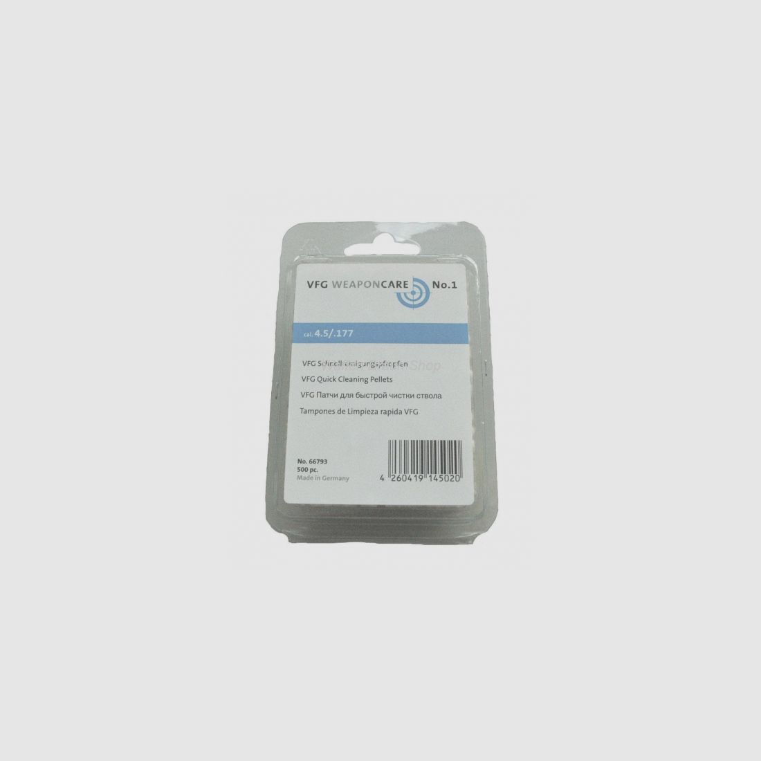VFG-Schnellreinigungspfropfen, No. 66793, Kal. 4,5 mm