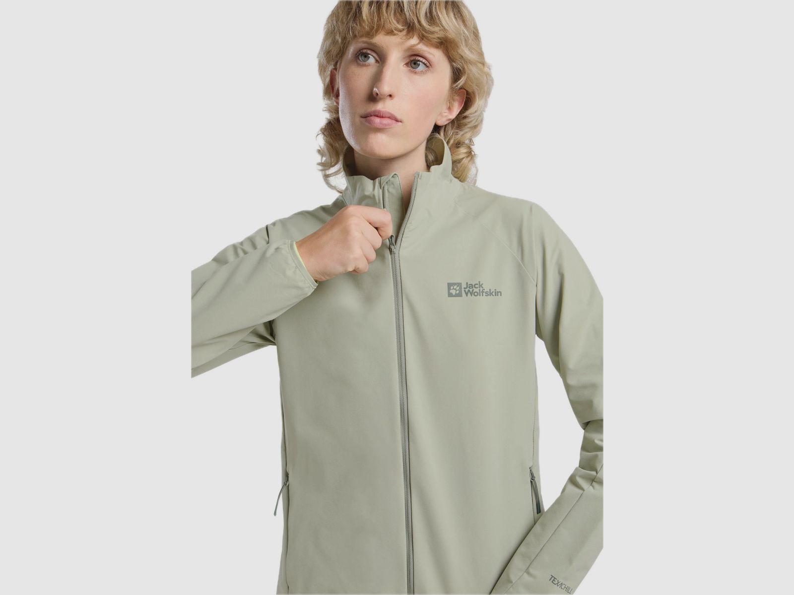 JACK WOLFSKIN Prelight Stride Jkt W Mint Leaf