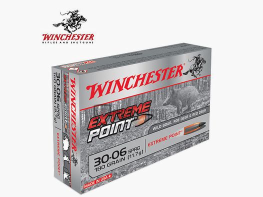 20 Munitions WINCHESTER cal 30-06 180gr Extreme Point