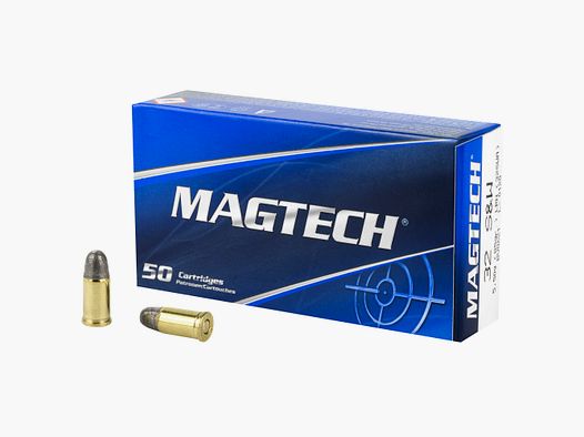 Magtech – 32 S&W LRN / Vollmantel / 5.5g / 85grs. / 50 Stk.