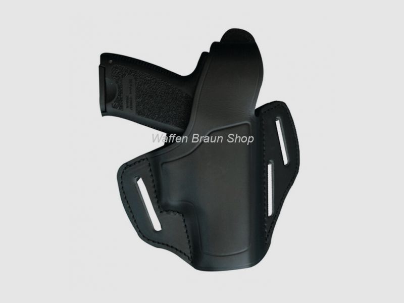 AKAH Gürtelholster Quickmat P30 f. CZ, Glock, H&K. Links