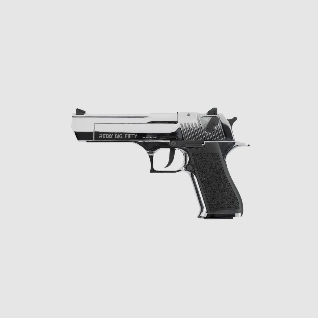 RETAY BIG FIFTY - P.A.K. 9 MM PISTOLET À BALLES À BLANC - CHROME, image 1 sur 2