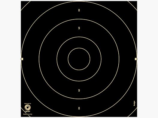Krüger Druck + Verlag Shooting Target Mirror Rapid Fire Pistol 25 m – 250 pieces