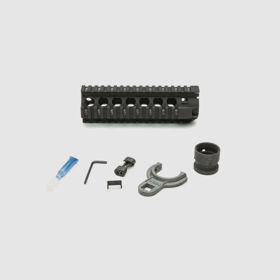 BCM® Quad Rail Forend - 5.56, 7-pollici-Nero