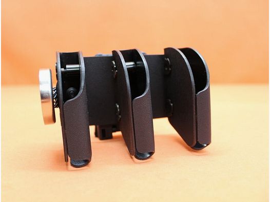 Höppner & Schumann Höppner&Schumann 3-fold magazine holder Speedmag 5 AP ML Multilock (J-7004) Kydex Single Stack + Magnet