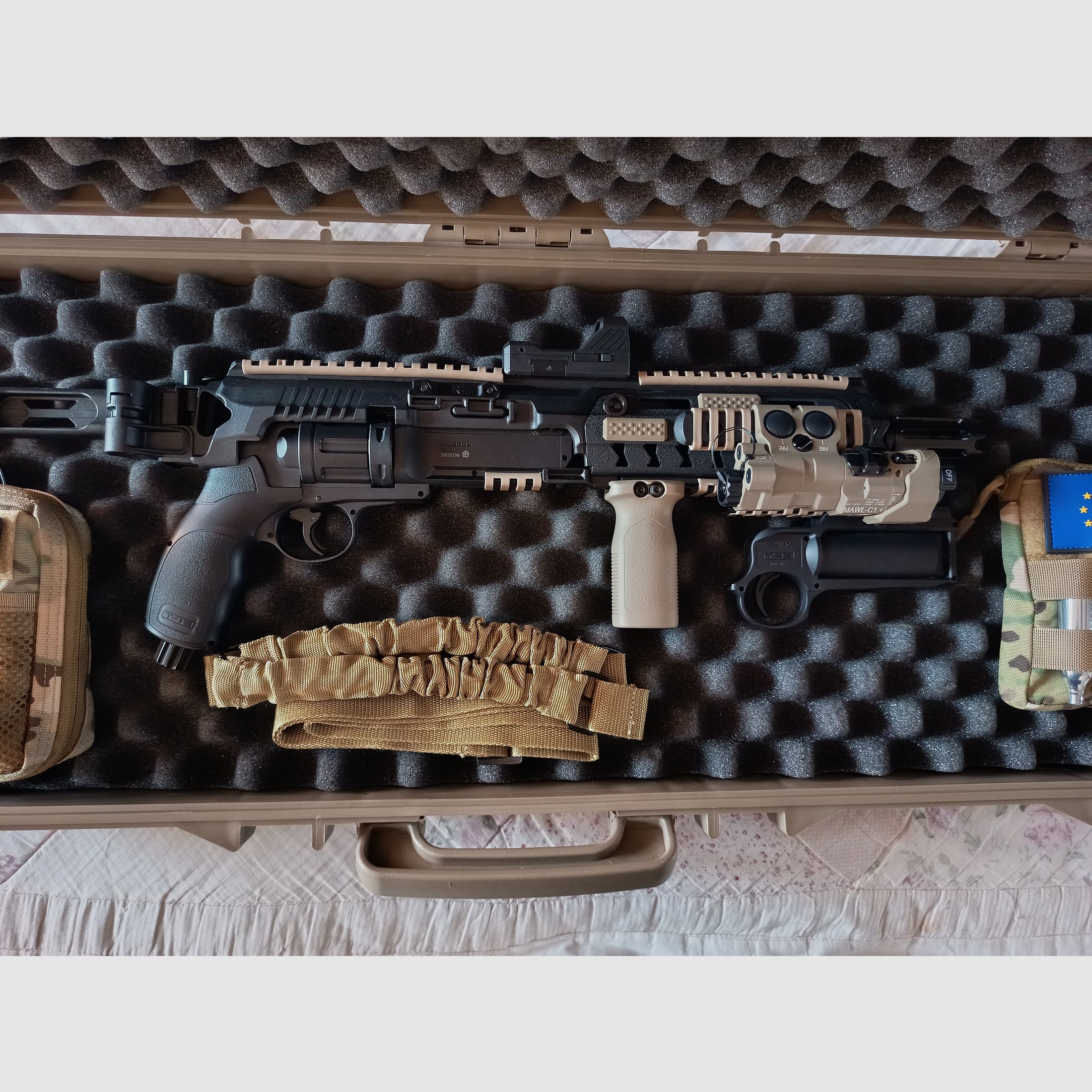 Umarex HDR 50 Revolver mit viel Zubehör, wie neu....