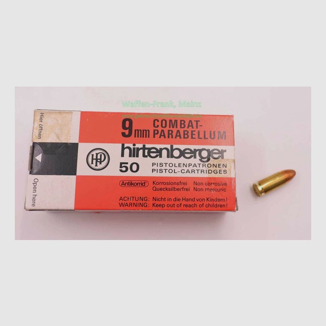 Hirtenberger / Österreich Pistolenmunition Typ Combat