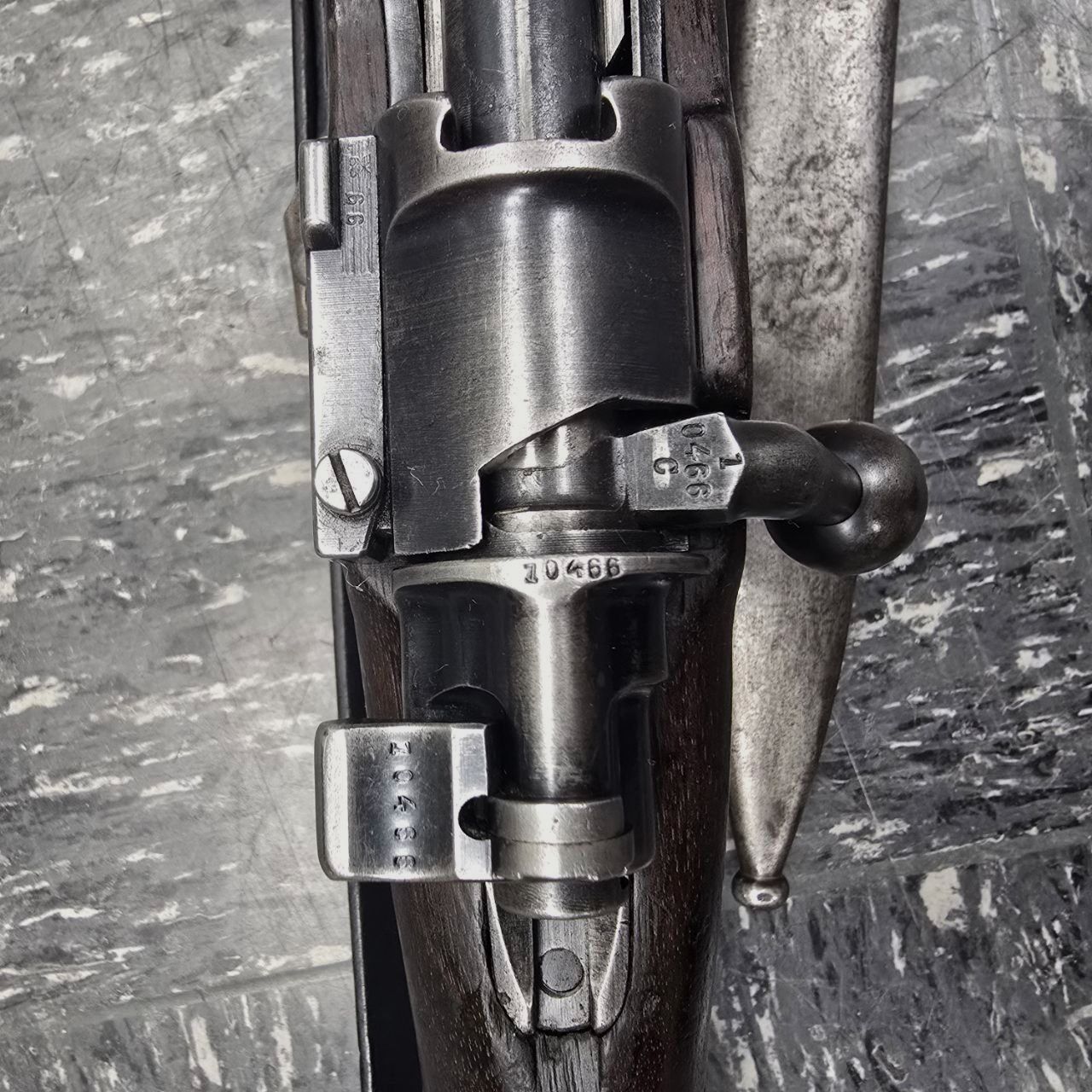 Karabiner 98k – Contrat portugais m/937 (1937) numéro identique avec baïonnette