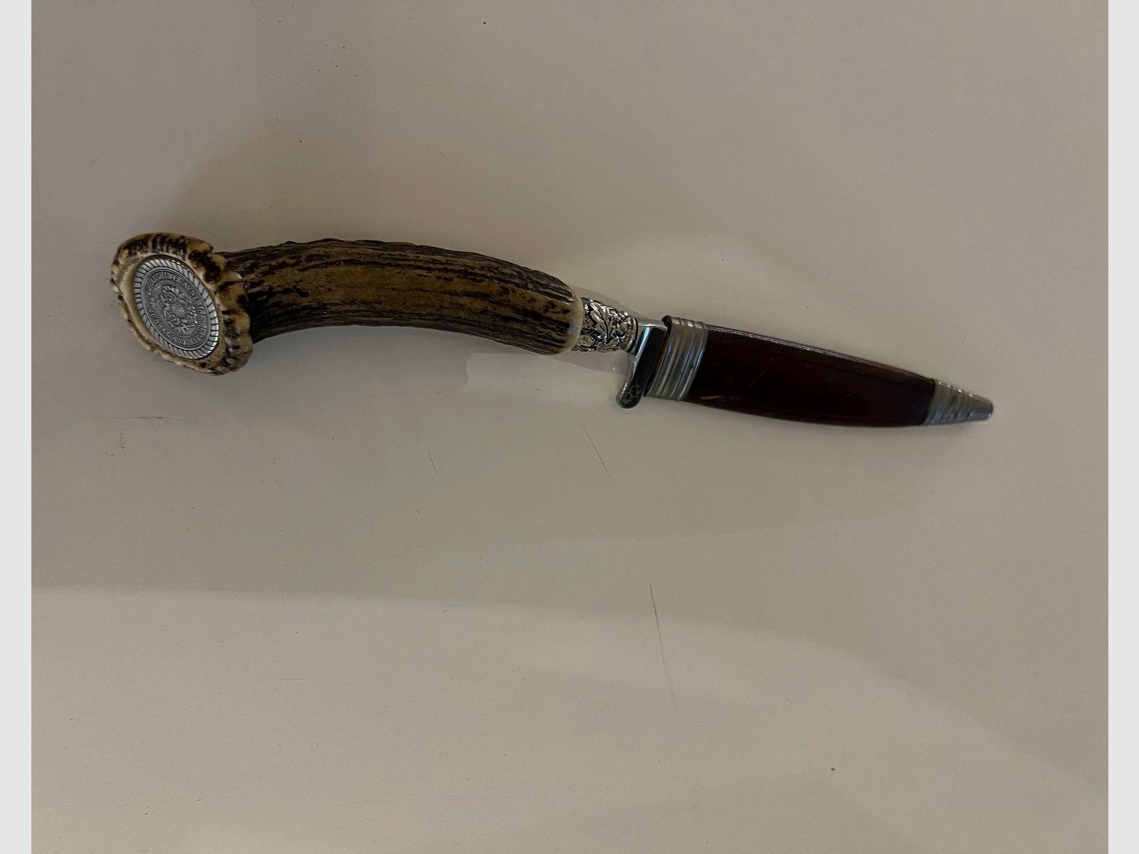 Coltello da caccia originale Linder Classic, Solingen, Germania, pezzo da collezione