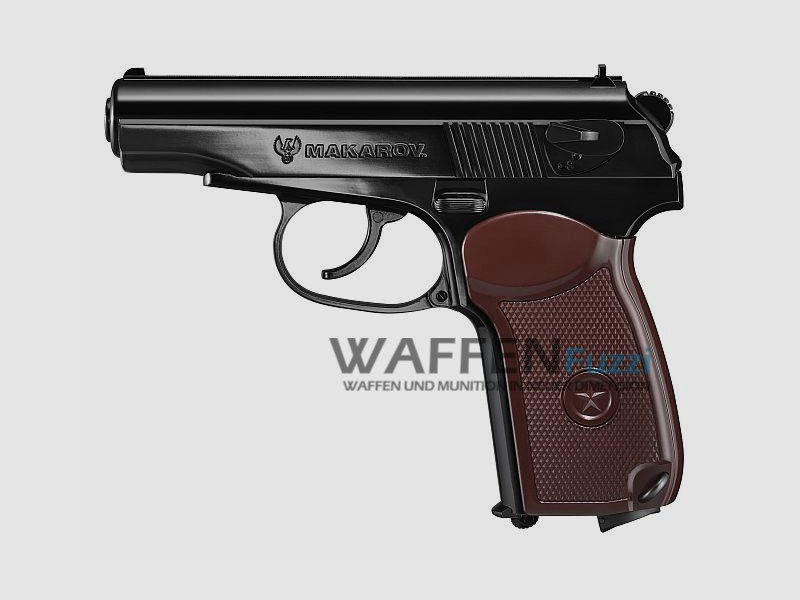 Pistolet CO2 Makarov 4,5 mm BB, oksydowany