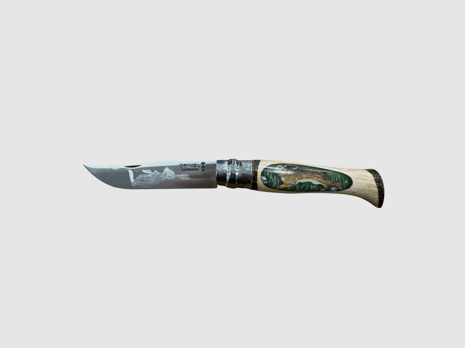 MESSER – OPINEL – N.9 CARBON HANDGEFERTIGT MIT HASEN, Bild 1 von 4