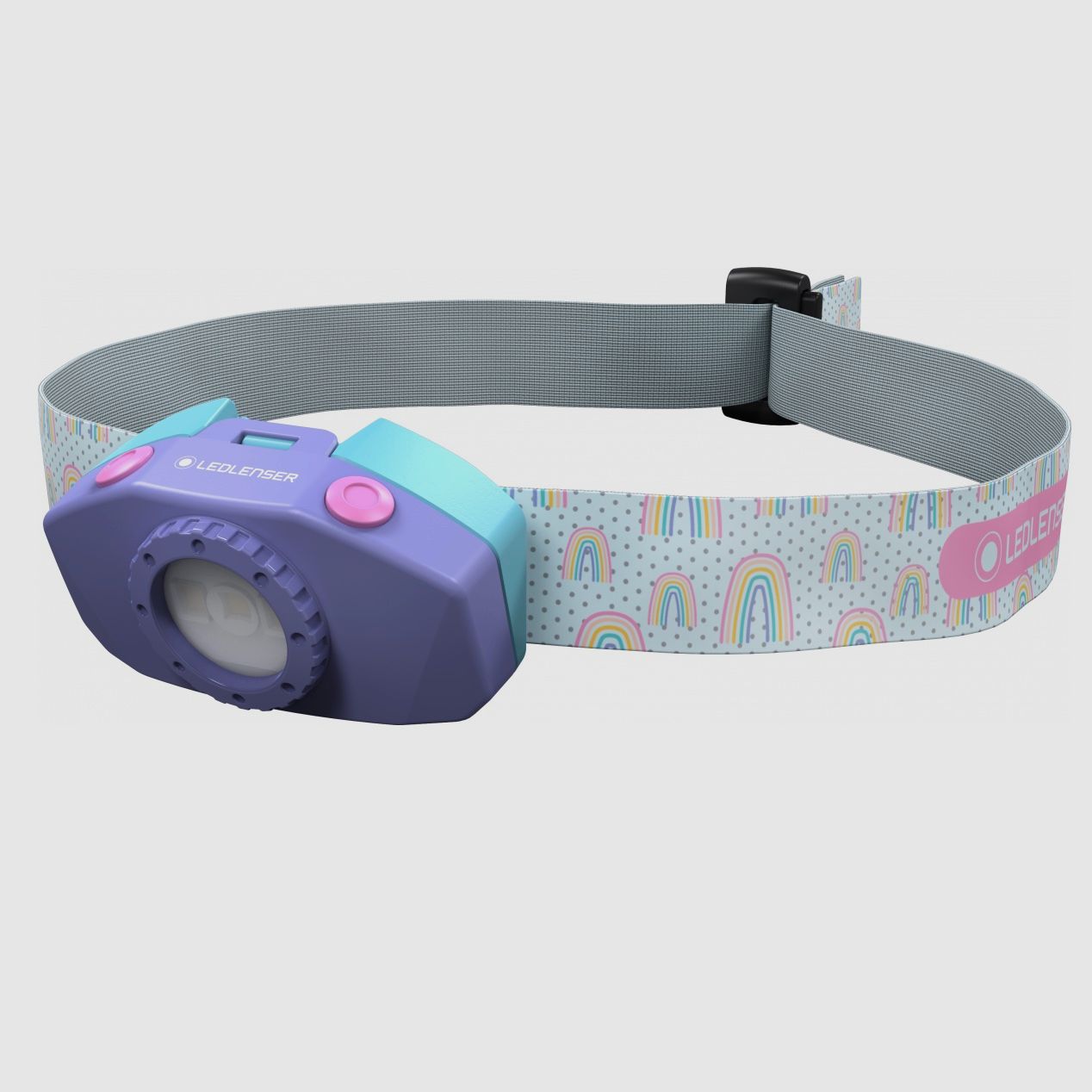 Ledlenser 502538 Latarka czołowa dla dzieci KIDLED2 fioletowa 40 lumenów